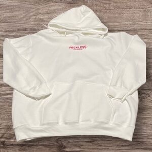 Reckless Los Angeles White Hoodie